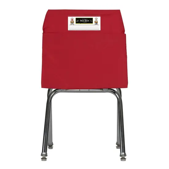 Seat Sack, Small, 12 inch, Chair Pocket, Red {1}