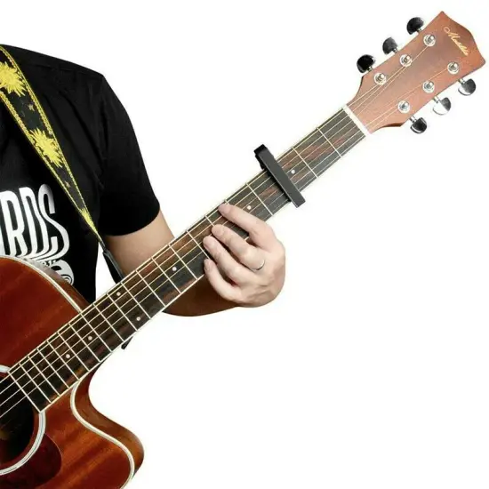 Kitcheniva Quick Change Key Guitar Capo Wood {3}