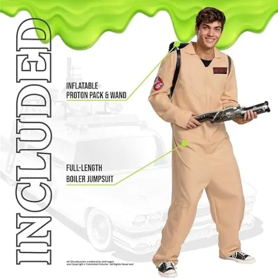 Ghostbusters 80's Deluxe Adult Costume {3}