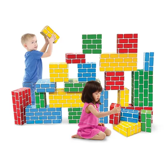 Easy-Stack Cardboard Blocks, 24 Piece Set {4}