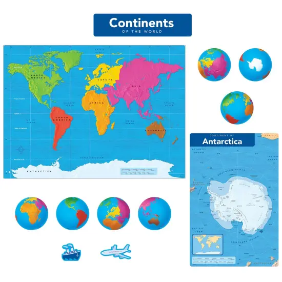 Continents of the World Learning Set {3}