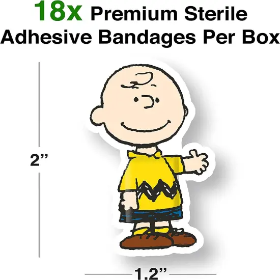 Peanuts Charlie Brown GAMAGO Bandages | Set of 18 {3}