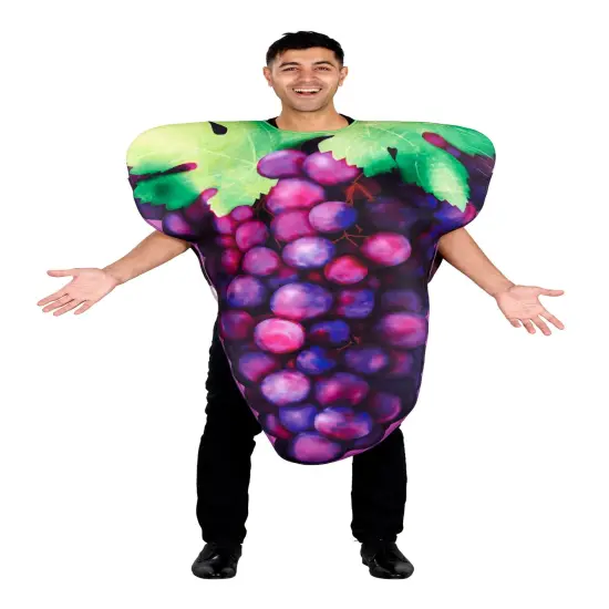 Purple Grapes Adult Costume | One Size {1}