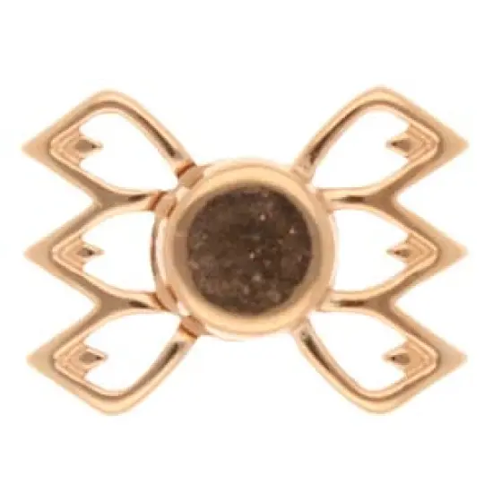 Fylakopi III, Gemduo Magnetic Clasp Rose Gold Plate, 1 piece {2}