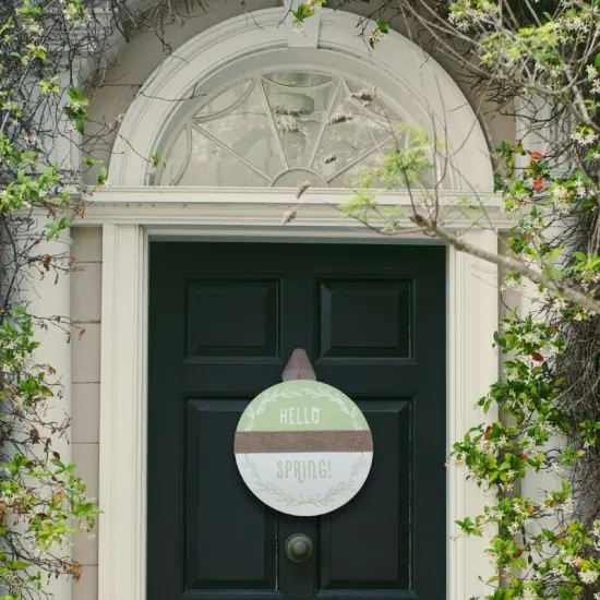 Hello Spring Door Sign {2}