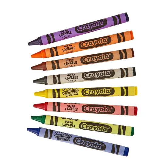 Ultra-Clean Washable Crayons, 24 Per Pack, 6 Packs {5}