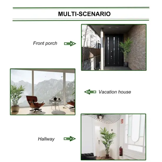 7' Artificial Banana Tree | Indoor/Outdoor | 36 Realistic Leaves | Comes with Pot | Tropical Decor Accent | Home & Office | Low Maintenance Greenery, Floral Home by Artificial Flowers {5}