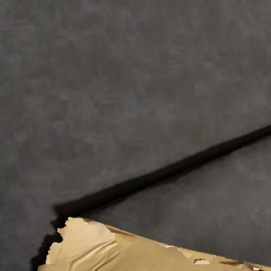 Kitcheniva Suede Vinyl Fabric Faux Leather Self Adhesive 52" Iron gray {1}