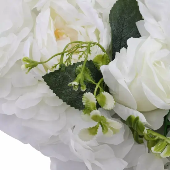 6 Pcs Artificial Wedding Silk Flower Wall Decor Background Rose Floral Panels {3}