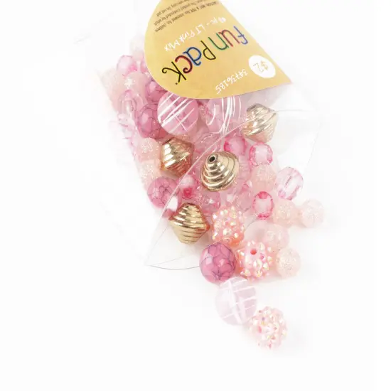 CousinDIY Fun Pack Bead Mix-Light Pink Mix {4}