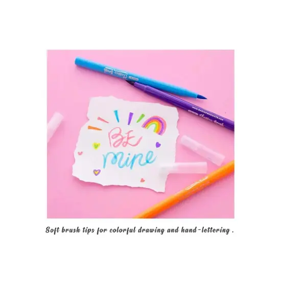 Washable Brush Markers, 12 Colors, 12 Per Pack, 3 Packs {6}