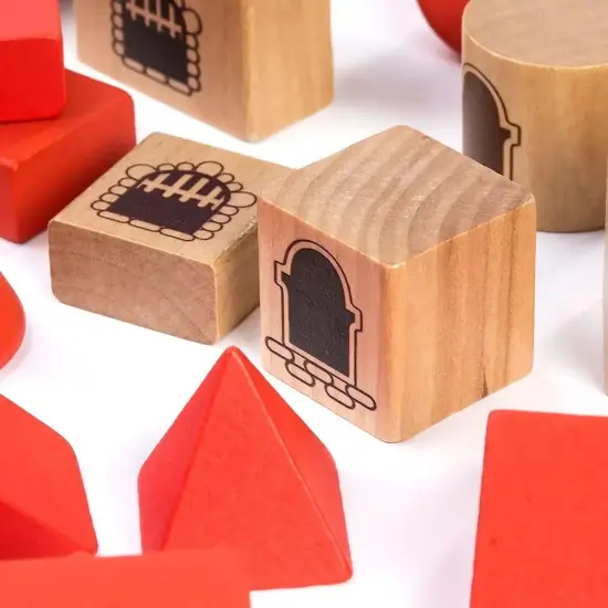 Wooden Stacking Castle {4}