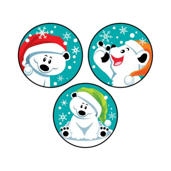 Winter Bears/PepBEARmint Stinky Stickers&reg;, 48 Per Pack, 6 Packs {5}