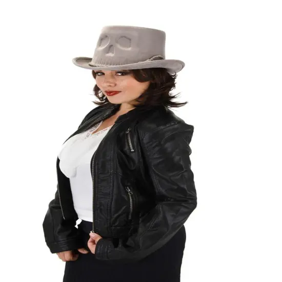 Skull Coachman Hat Adult Costume Accessory {1}