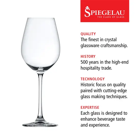 Spiegelau Salute 16.4 oz White Wine glass (set of 4) {3}