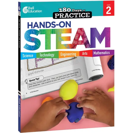 180 Days: Hands-On STEAM, Grade 2 {1}