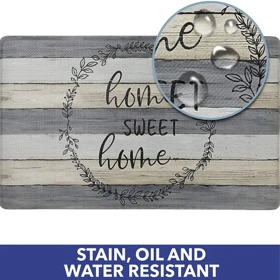 20" x 55" Anti-Fatigue Memory Foam Kitchen Runner Mat Home Sweet Home {2}