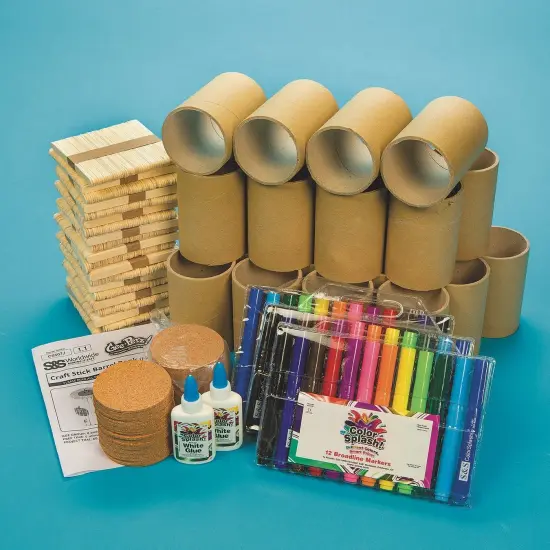 Craft Stick Barrel Bank Craft Kit (Pack of 25) {3}