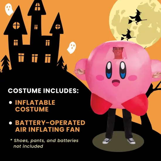 Kirby Adult Inflatable Costume | One Size {6}