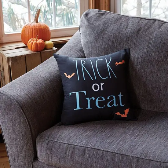 Trick Or Treat 18 Inch Halloween Pillow Cover {3}