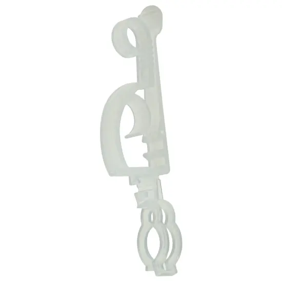 Simple Living Set of 100 Clear Max Pro Anywhere Christmas Light Clips {4}