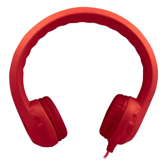 Flex-Phones, Foam Headphones, Red {1}