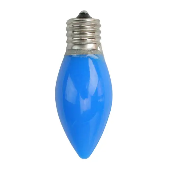 Sienna Opaque C9 LED Christmas Replacement Bulbs - Blue - Pack of 4 {4}