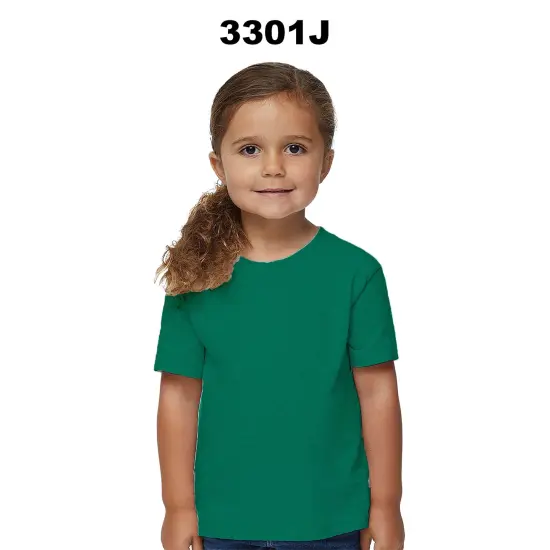 Rabbit Skins&reg; Juvy Crewneck Short Sleeve T-Shirt - 3301J Carolina blue {3}