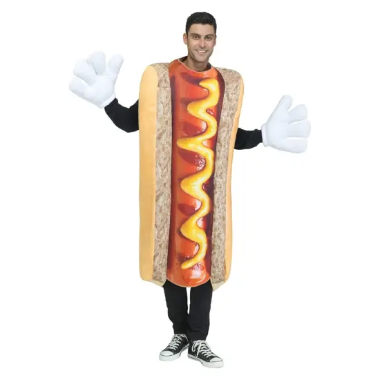 Hot Dog Adult Costume | One Size {1}