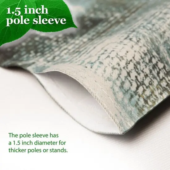 G128 House Flag Welcome Sunflowers and Butterflies | 28x40 Inch | Printed Blockout Polyester - Summer Decoration {5}