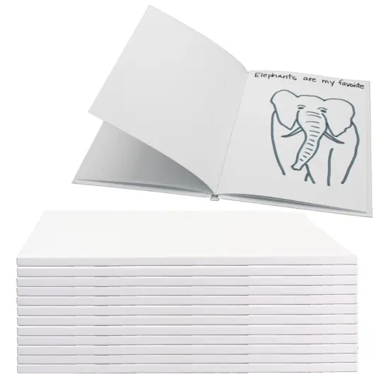 Hardcover Blank Book, 8-1/2" x 11" Portrait, Class Pack 12 {1}