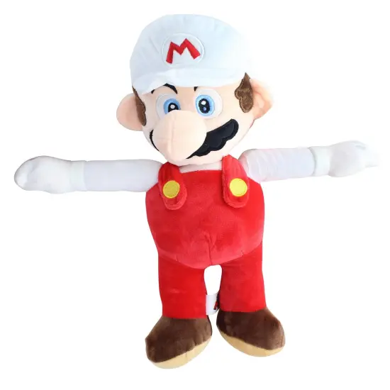 Super Mario 16 Inch Character Plush | Fire Mario {1}