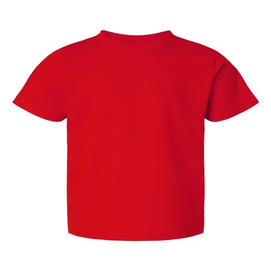 Rabbit Skins&reg; Toddler Crewneck Short Sleeve Fine Jersey Tee Red {1}