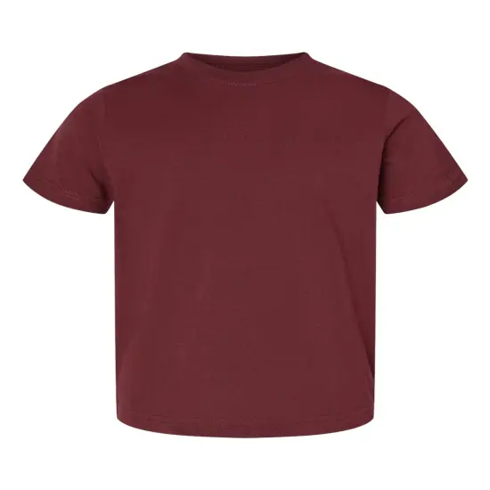 Rabbit Skins&reg; Toddler Fine Jersey Tee - 3321 Maroon {1}