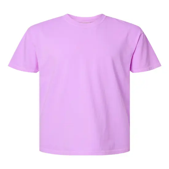 Comfort Colors&reg; Garment Dyed Heavyweight Crewneck Short Sleeve T-Shirt Neon violet {2}
