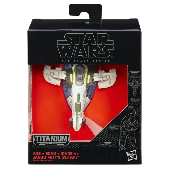 Star Wars Episode II Black Series Titanium Series Slave I {3}