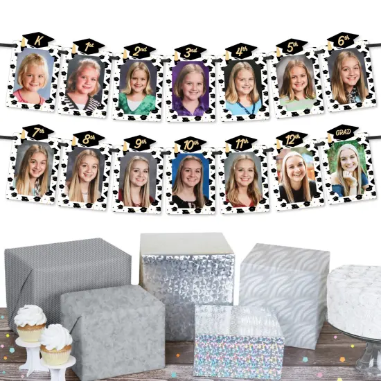 Big Dot of Happiness Goodbye High School, Hello College - DIY Graduation Party Decor - K-12 School Picture Display - Photo Banner {3}