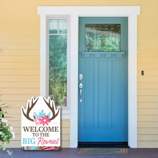 Big Dot of Happiness Buck or Doe - Party Decorations - Hunting Gender Reveal Party Welcome Yard Sign {6}