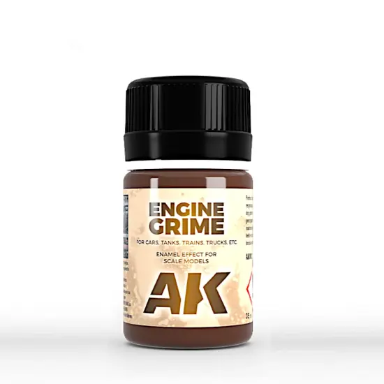 AK Interactive: Engine Grime (35ml Bottle) {1}