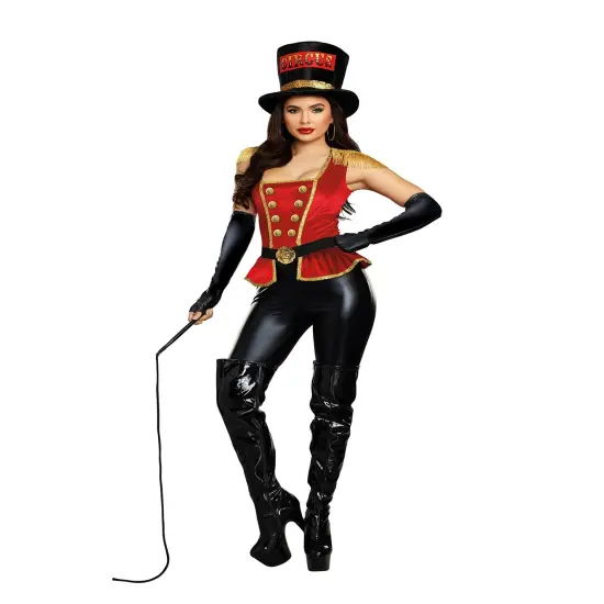 Flirty Lion Tamer Women's 4-Piece Costume {1}