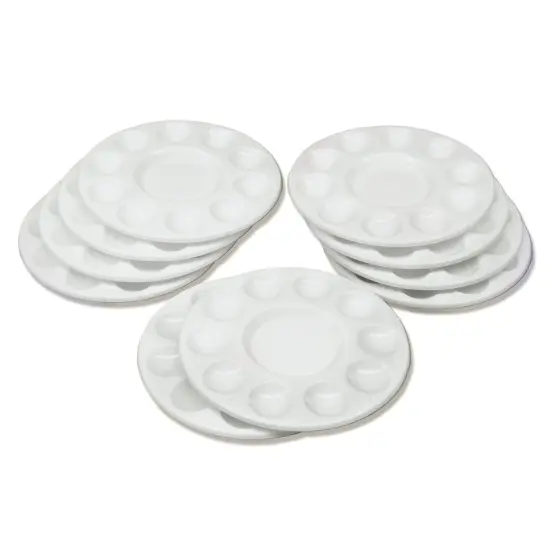 Paint Trays, Round, 10-Well, 6.75" Diameter, 10 Trays {1}