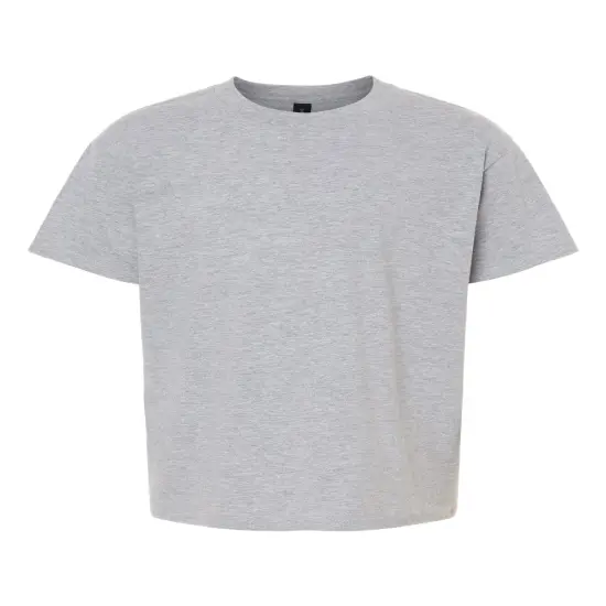 Gildan&reg; Softstyle Youth Short Sleeve Crew-Neck T-Shirt Sport grey {1}