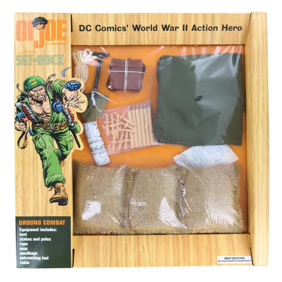 G.I. Joe 12 Inch Sgt. Rock Action Figure Camping Accessory Set {1}