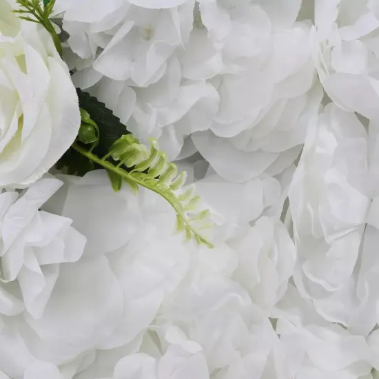 6 Pcs Artificial Wedding Silk Flower Wall Decor Background Rose Floral Panels {2}