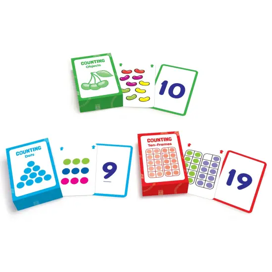 Counting Flashcards, 3 Sets Per Pack, 3 Packs {2}