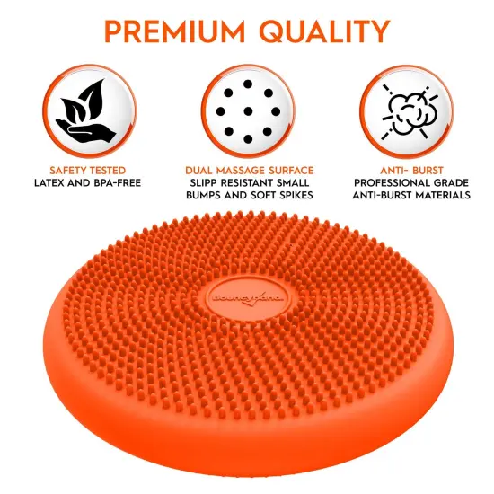 Big Wiggle Seat Sensory Cushion, Orange {4}