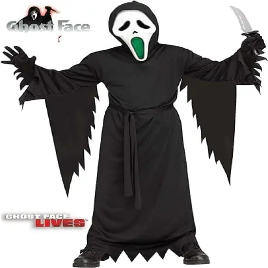 Ghost Face LU Fade Mouth Child Costume {3}