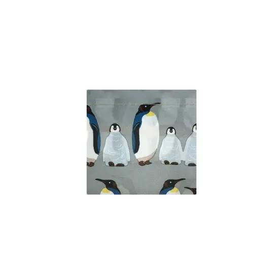 Wrapables Medium Foldable Tote Nylon Reusable Grocery Bag (Set of 2), Penguins {4}