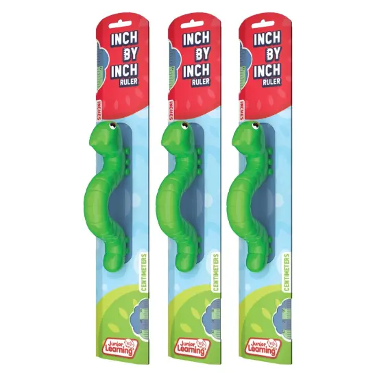 Inch by Inch Ruler, Pack of 3 {1}