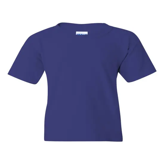 Gildan&reg; Heavy Cotton Youth Short Sleeve Crew-Neck T-Shirt Cobalt {1}